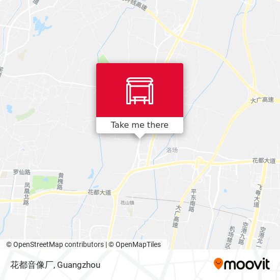 花都音像厂 map