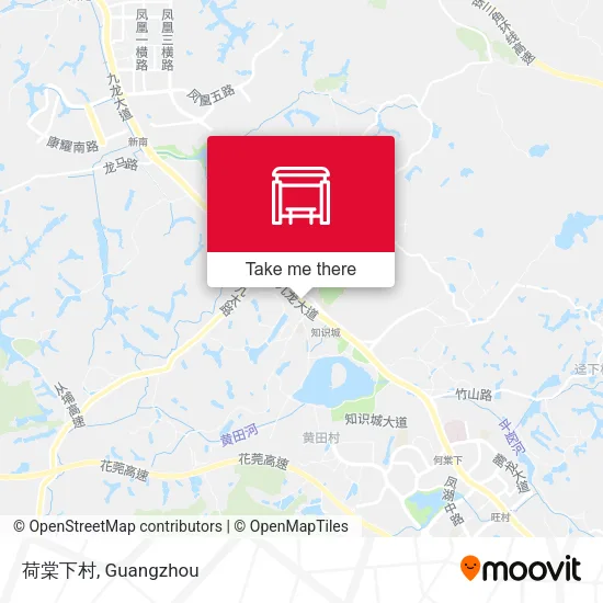荷棠下村 map