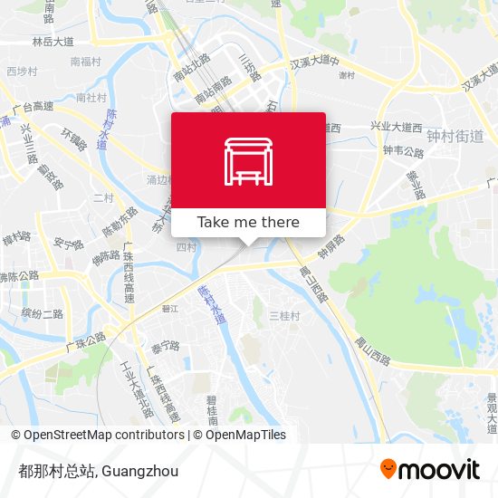 都那村总站 map