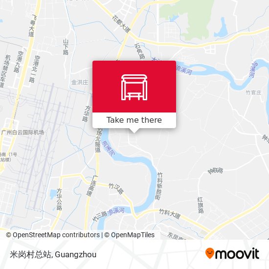 米岗村总站 map