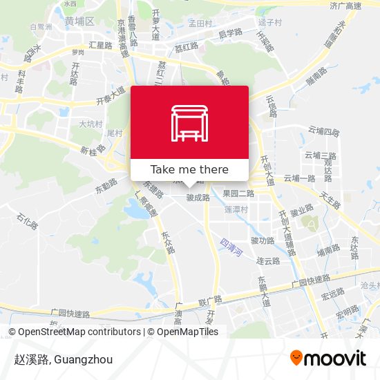 赵溪路 map
