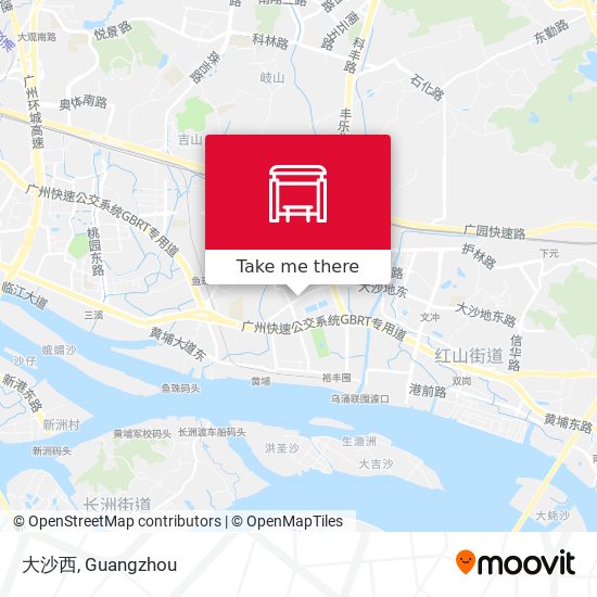 大沙西 map
