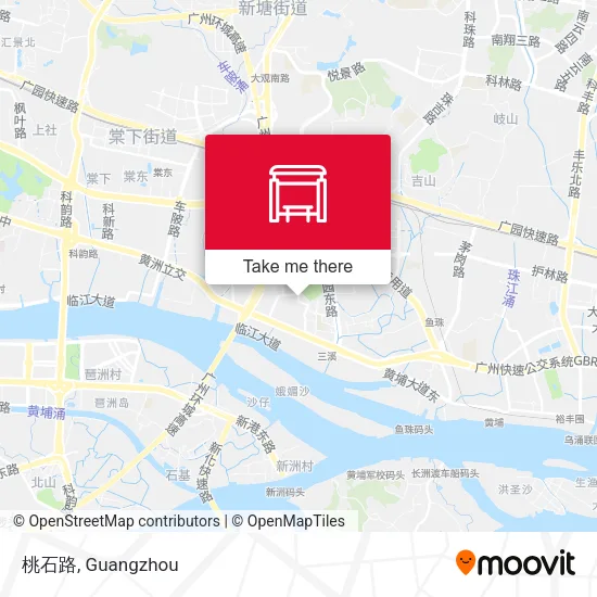 桃石路 map