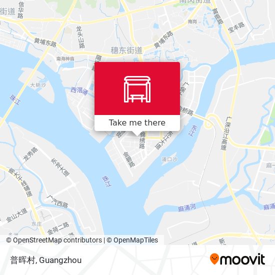 普晖村 map