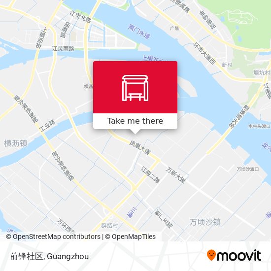前锋社区 map