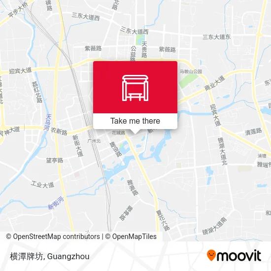 横潭牌坊 map