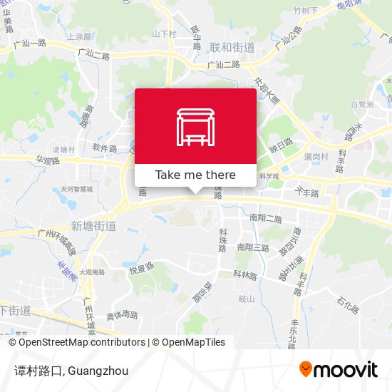 谭村路口 map