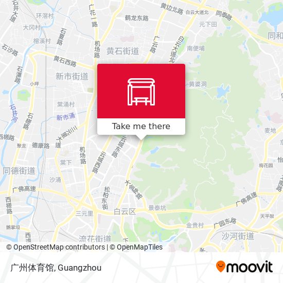 广州体育馆 map