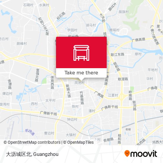 大沥城区北 map