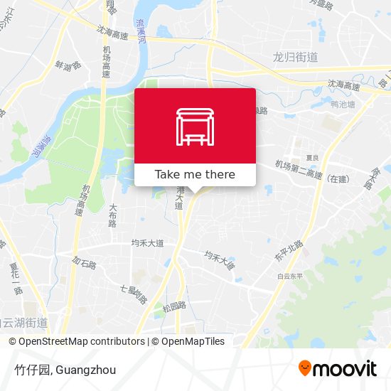 竹仔园 map