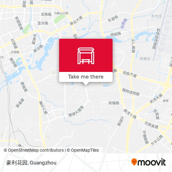豪利花园 map