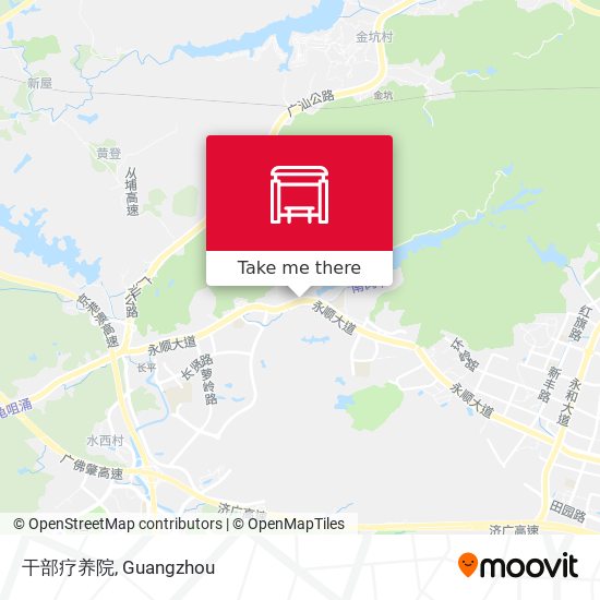 干部疗养院 map