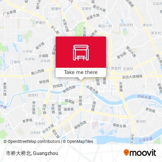 市桥大桥北 map