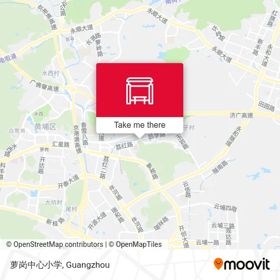 萝岗中心小学 map