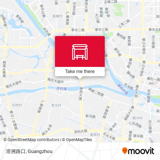 溶洲路口 map