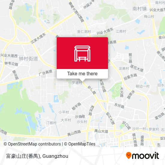 富豪山庄(番禺) map