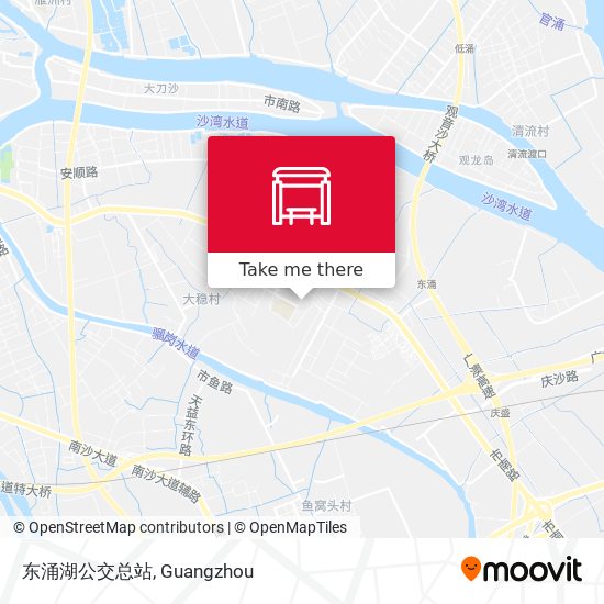 东涌湖公交总站 map