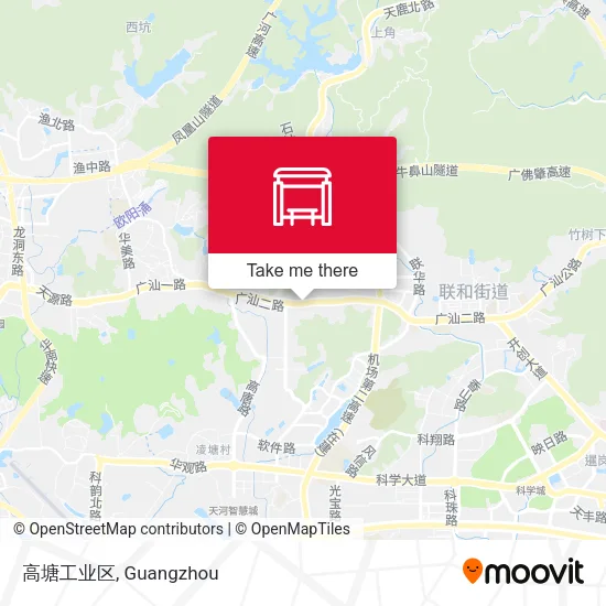 高塘工业区 map