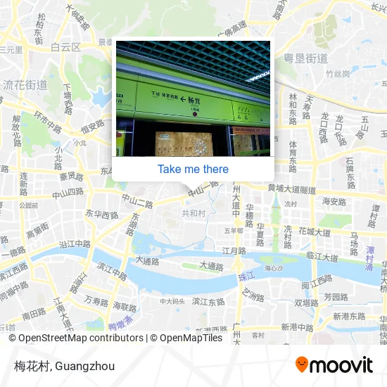 梅花村 map