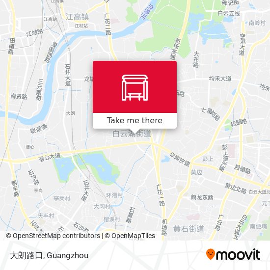 大朗路口 map