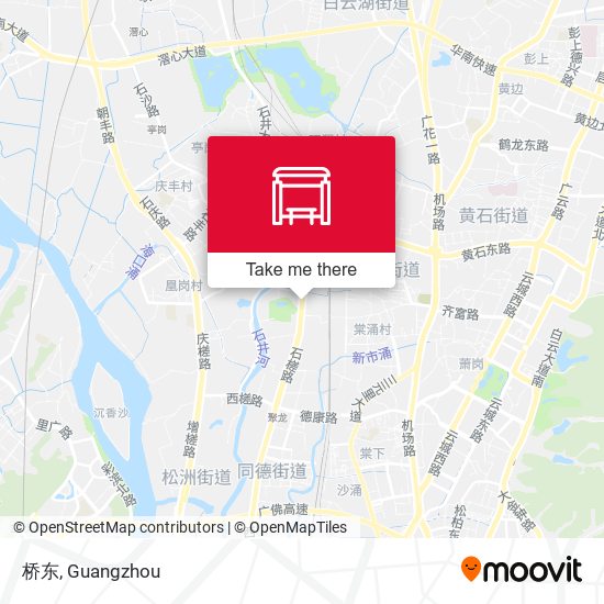 桥东 map