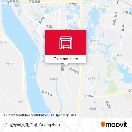 白坭青年文化广场 map