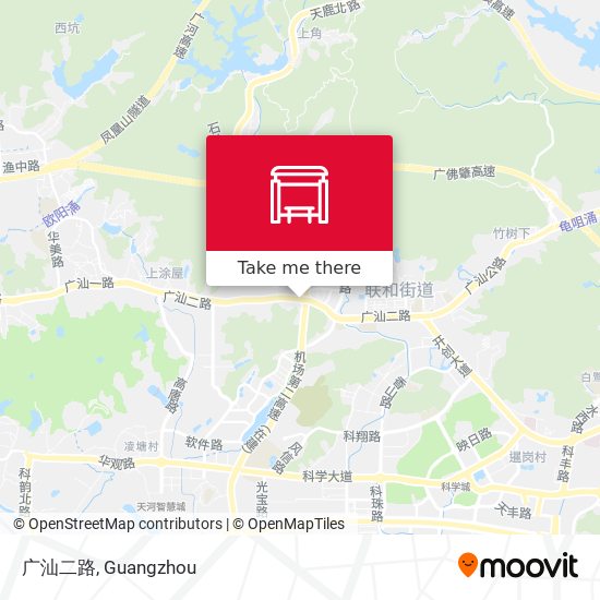 广汕二路 map