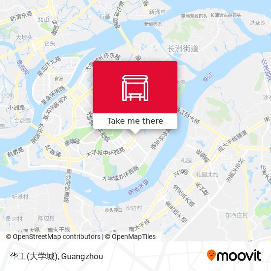 华工(大学城) map