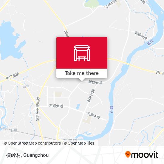 横岭村 map