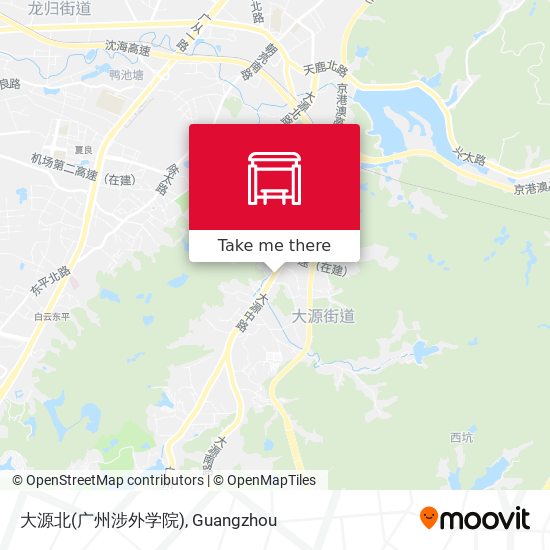 大源北(广州涉外学院) map