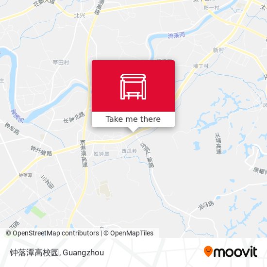 钟落潭高校园 map