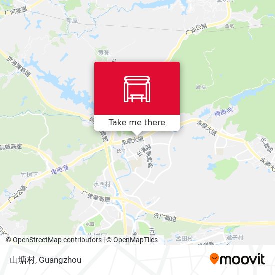 山塘村 map