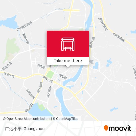 广远小学 map