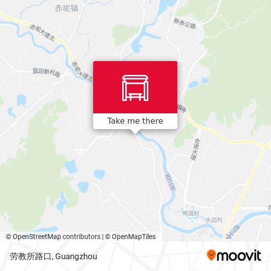 劳教所路口 map