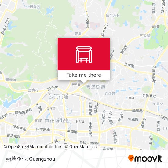 燕塘企业 map