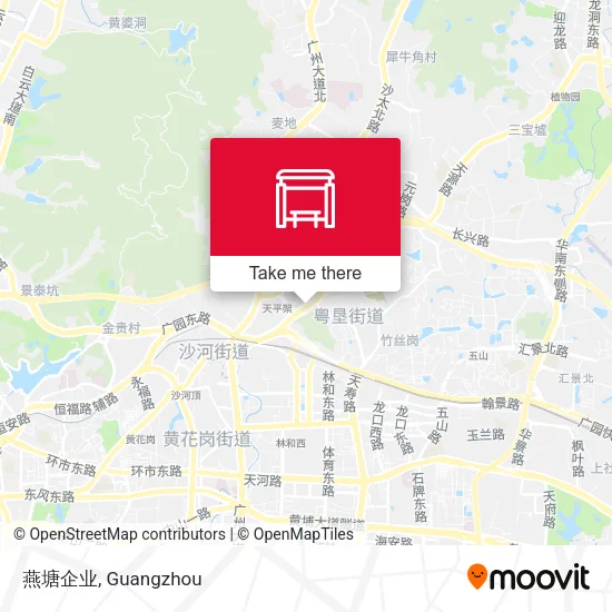 燕塘企业 map