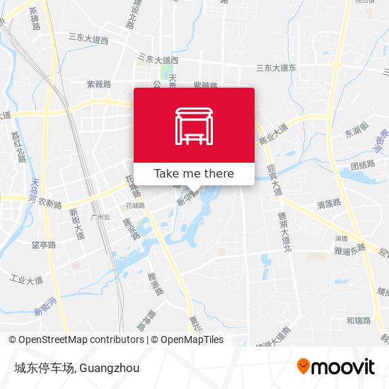 城东停车场 map