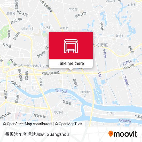 番禺汽车客运站总站 map