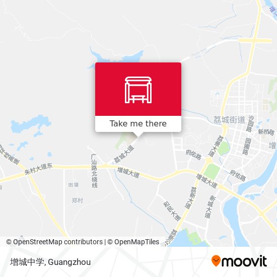 增城中学 map