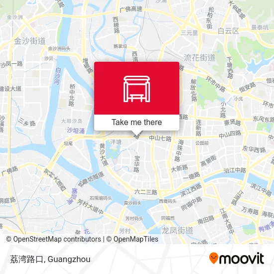 荔湾路口 map