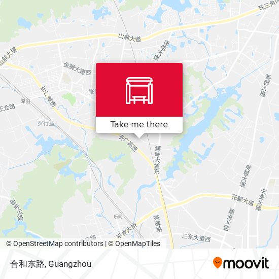 合和东路 map