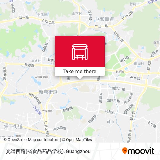 光谱西路(省食品药品学校) map