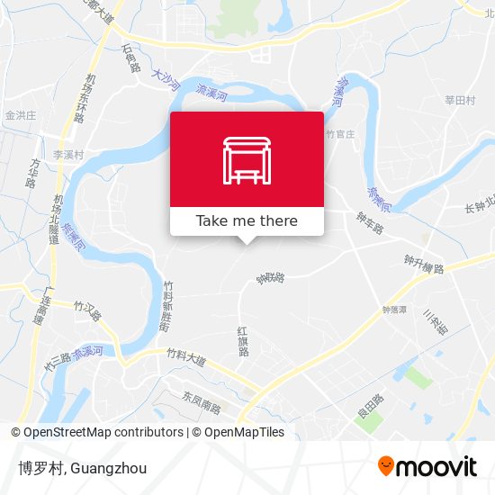 博罗村 map