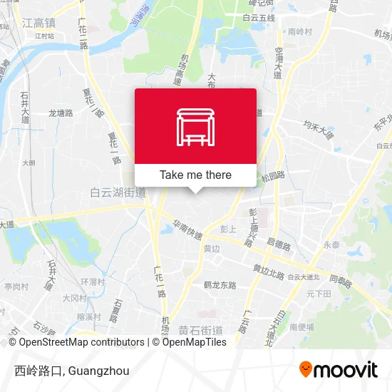 西岭路口 map