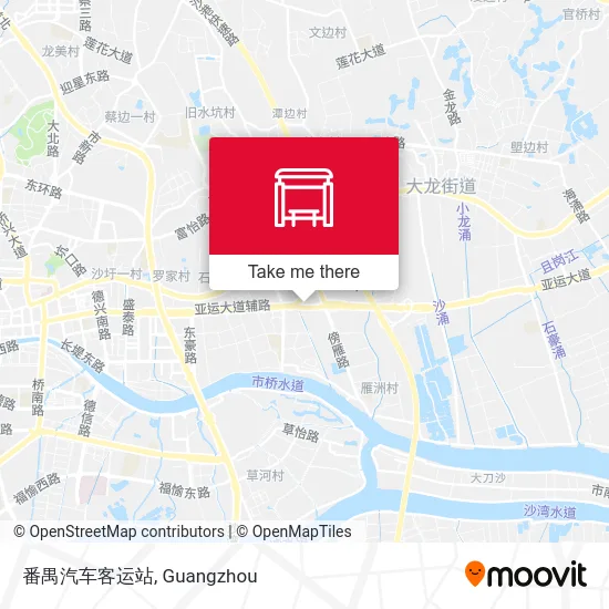 番禺汽车客运站 map