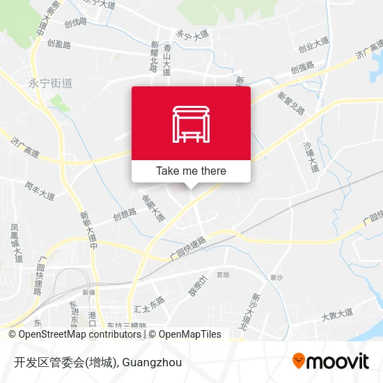 开发区管委会(增城) map