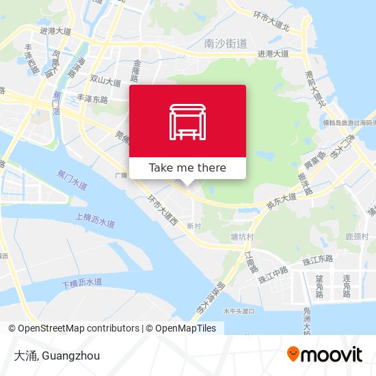 大涌 map