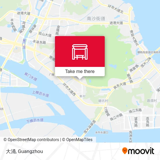 大涌 map