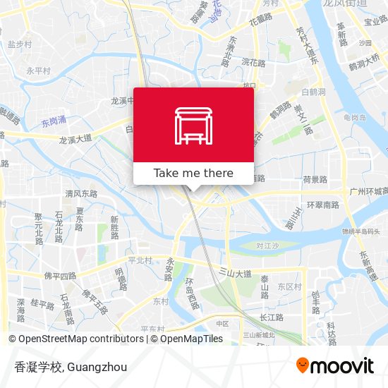 香凝学校 map
