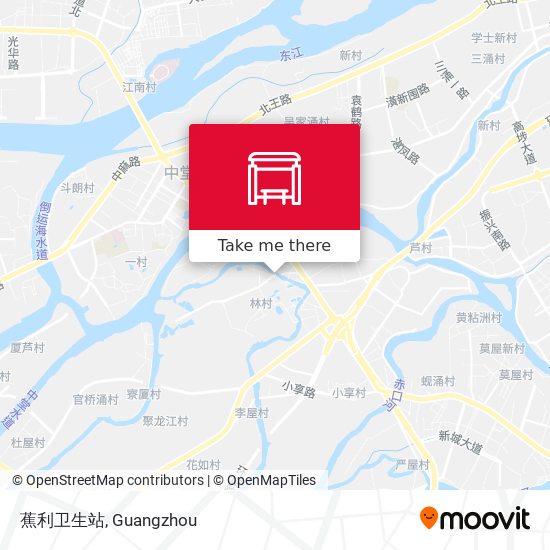 蕉利卫生站 map
